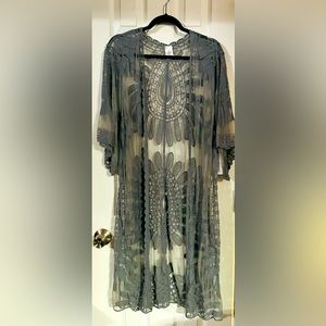 NWT Lace Kimona